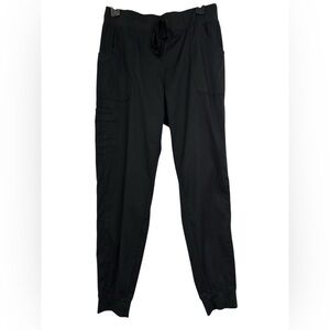 Maevn Scrub Pants • Black / Solid Utility • Relaxed / Jogger Style/healthcare